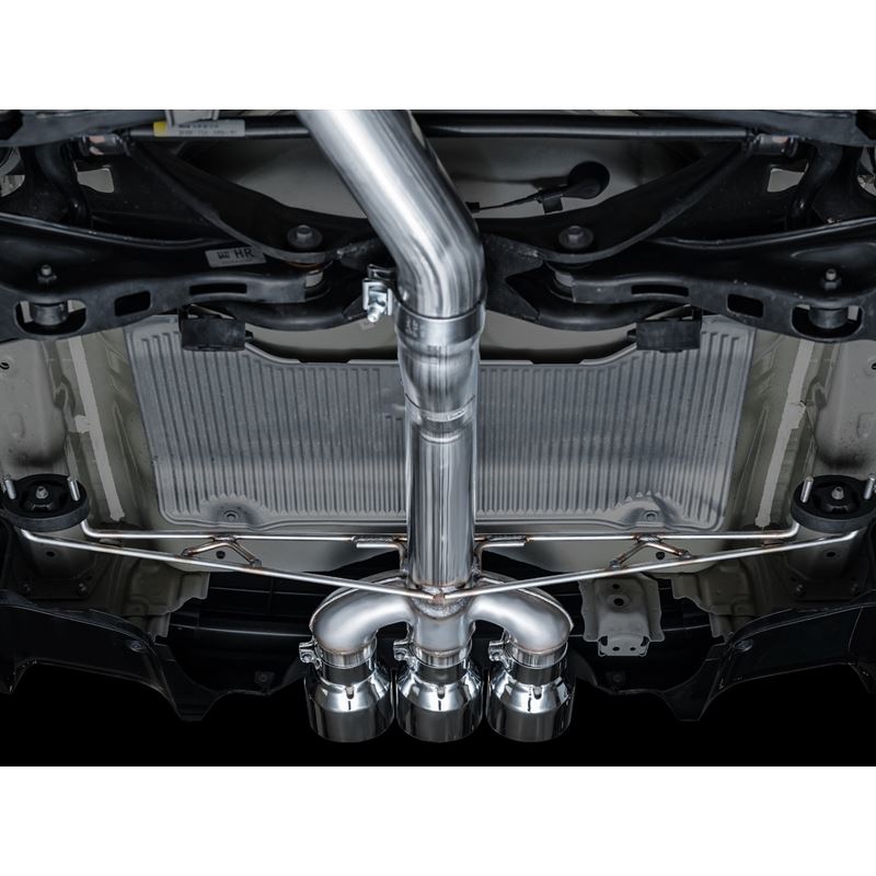 AWE Tuning Track Edition Exhaust w/ Triple Chrome Silver Tips for 2024 Acura Integra Type S DE5 FWD (3020-52335)
