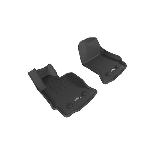 3D MAXpider KAGU 1st Row Floormat - Black | 2015-2019 Chevrolet Corvette (L1CH07811509)