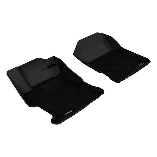 3D MAXpider KAGU 1st Row Floormat - Black | 2012-2013 Honda Civic (L1HD04111509)