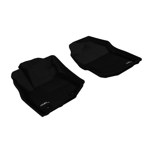 3D MAXpider KAGU 1st Row Floormat - Black | 2009-2013 Honda Fit (L1HD04211509)