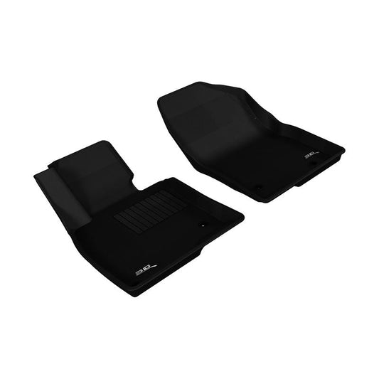 3D MAXpider KAGU 1st Row Floormat - Black | 2014-2019 Mazda Mazda3/Mazda6 (L1MZ04011509)