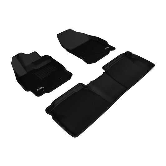 3D MAXpider KAGU 1st & 2nd Row Floormats - Black | 2014-2016 Scion TC (L1SC00401509)