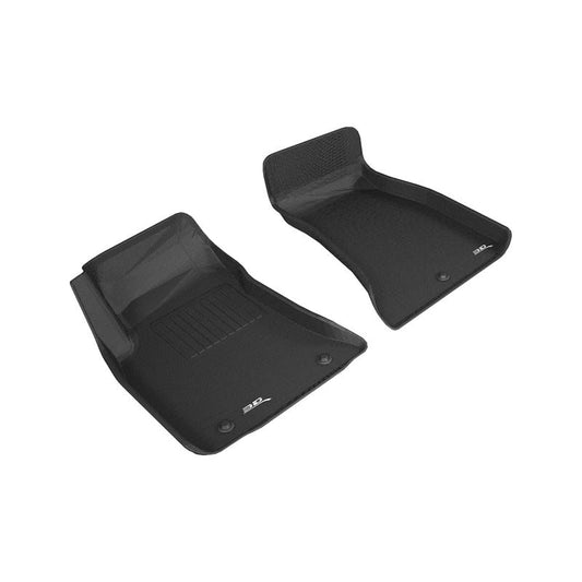 3D MAXpider KAGU 1st Row Floormat - Black | 2015-2020 Dodge Challenger Rwd (L1DG02611509)