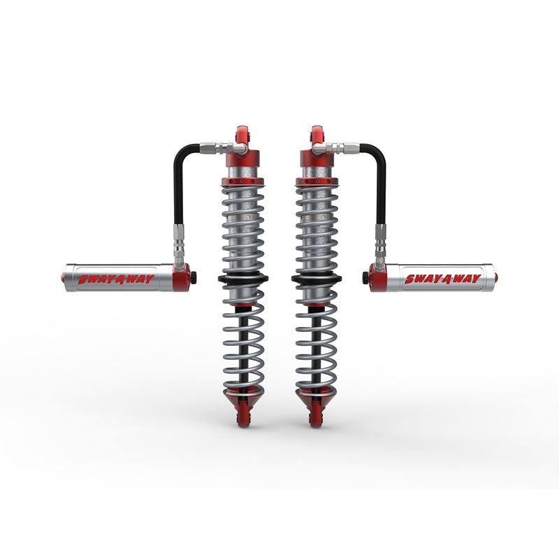 aFe 14-16 Polaris RZR 925/1000cc Sway-A-Way 2.5 Front Coilover Kit w/ Remote Reservoirs and Comp Adj (851-5600-01-CA)
