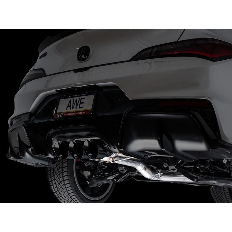 AWE Tuning Track Edition Exhaust w/ Triple Diamond Black Tips for 2024 Acura Integra Type S DE5 FWD (3020-53335)