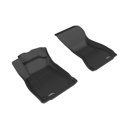 3D MAXpider KAGU 1st Row Floormat - Black | 2017-2019 Audi A4/S4/A5/S5 (L1AD04211509)