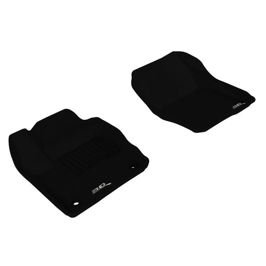 3D MAXpider KAGU 1st Row Floormat - Black | 2012-2018 Ford Focus (L1FR02911509)
