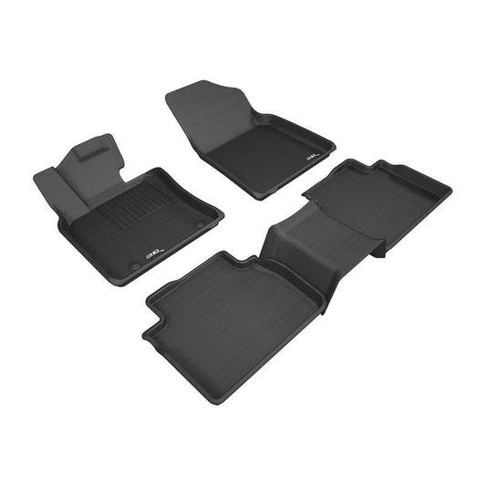 3D MAXpider KAGU 1st & 2nd Row Floormats - Black | 2018-2020 Toyota Camry (L1TY23701509)