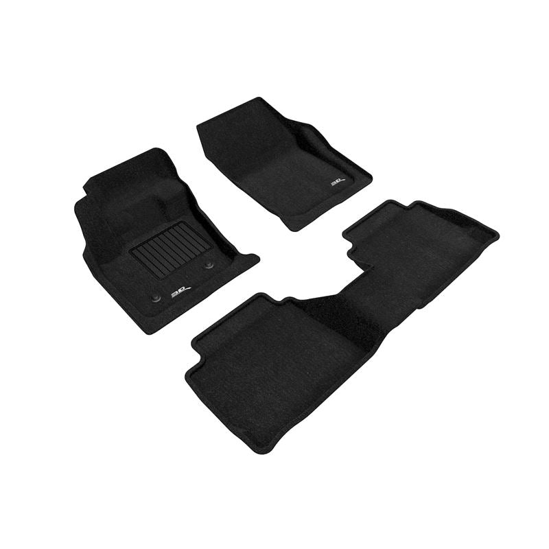 3D MAXpider ELEGANT 1st 2nd Row - Floor Mat Set (Black) | 13-16 Ford Fusion (L1FR06004709)