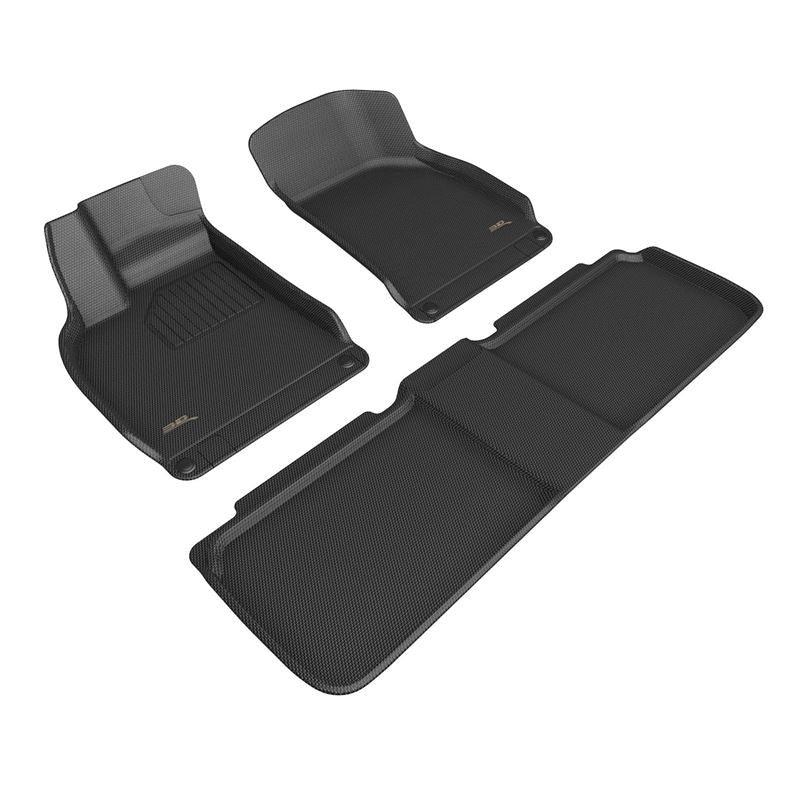 3D MAXpider KAGU Floor Mat- Black R1 R2 | 22-23 Lucid Air (L1LU00001509)