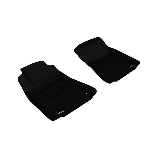 3D MAXpider KAGU 1st Row Floormat - Black | 2006-2013 Lexus IS (L1LX00611509)