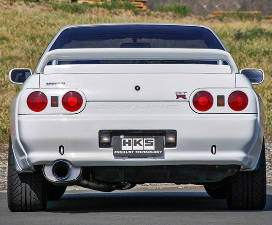 HKS Super Turbo Muffler Ti Exhaust - Nissan Skyline GT-R BNR32 RB26DETT 89-94