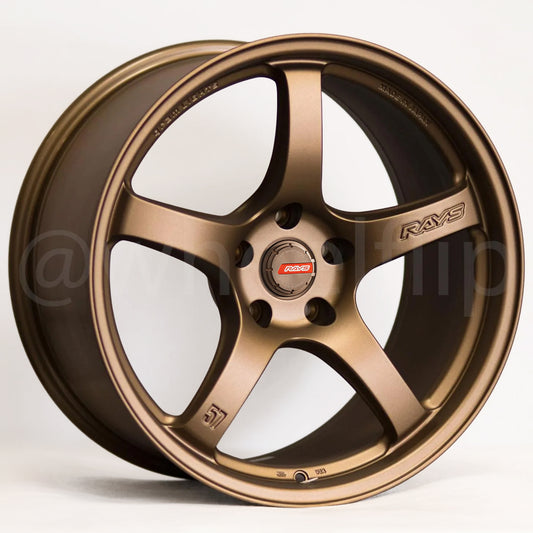 Gram Lights 57CR 18x9.5 +38 5x114.3 Bronze 2 (SET)