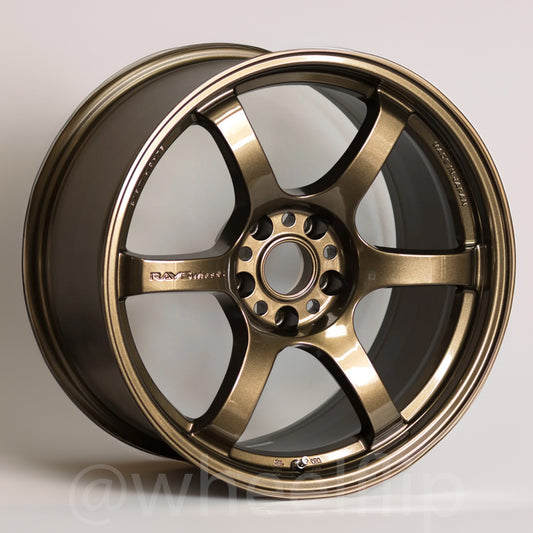 Gram Lights 57DR 18x9.5 +38 5x114.3 Almite Gold (SET)