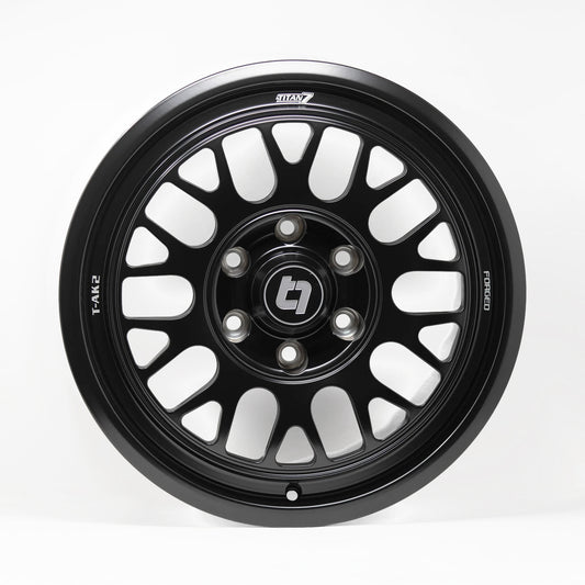 Titan 7 T-AK2 17x8 +39 6x130 Machine Black for Mercedes Sprinter (SET)