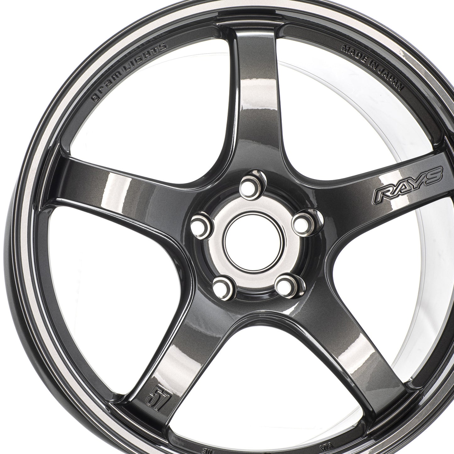 Gram Lights 57CR 18x9.5 +38 5x114.3 HS Gunmetallic (SET)