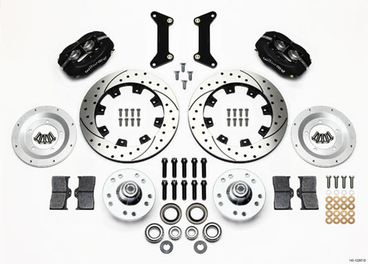 Wilwood Dynalite Big Brake 4 Piston Front Brake Kit - GM G-Body 1980-87
