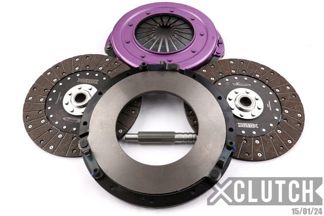 XClutch Ford 10.5in Twin Solid Organic Multi-Disc Service Pack