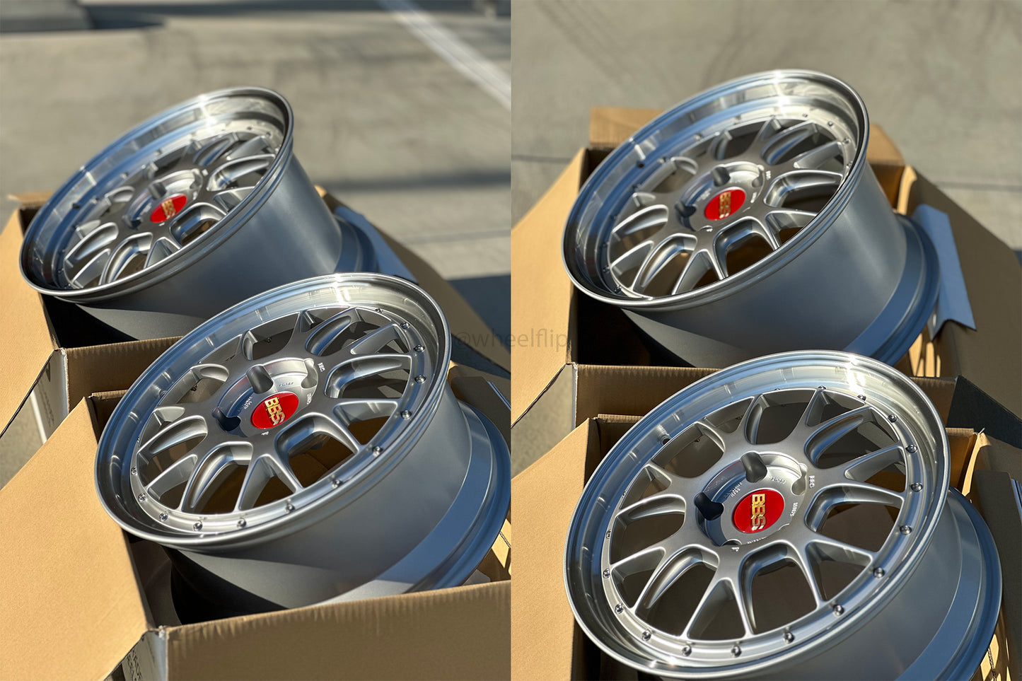 BBS LM-R 19x8.5 +55, 19x11 +63 5x130 Diamond Silver (SET)