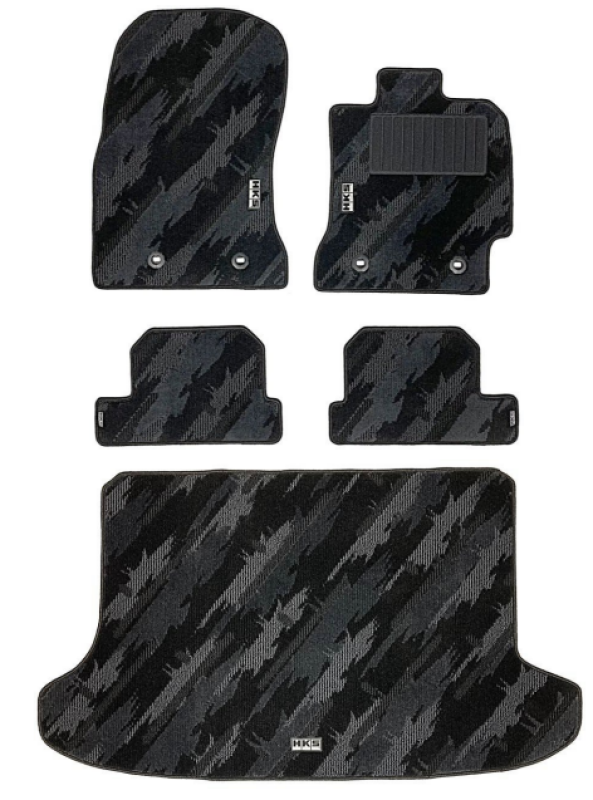 HKS Floor Mat (Monotone Oil Color - 5 Piece Set) - Scion FR-S / Subaru BRZ / Toyota 86 LHD 13-20