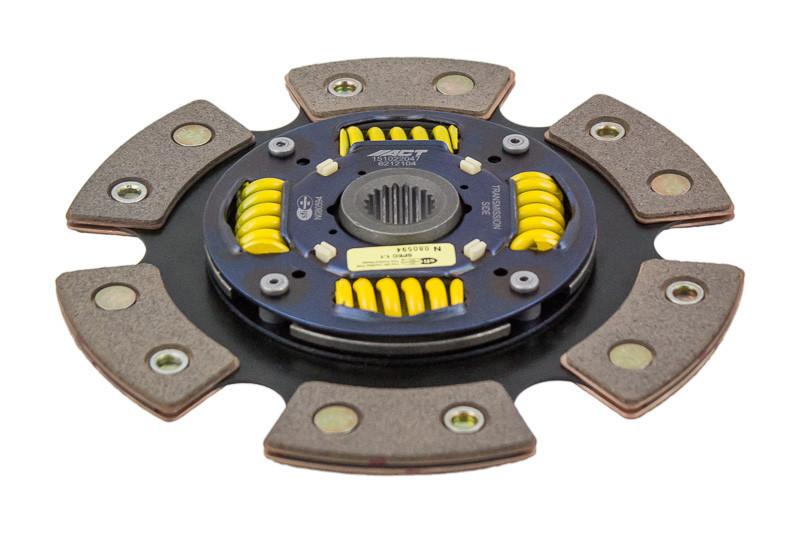ACT 6-Pad Sprung Racing Clutch Disc | 1988-1991 Honda CRX, 1988-2005 Honda Civic, and 1993-1997 Honda Civic Del Sol (6212104)