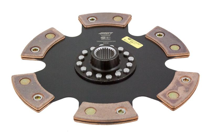ACT 6-Pad Rigid Racing Clutch Disc | 1990-1996 Nissan 300ZX, 2003-2008 Nissan 350Z/Infiniti G35, and 2009-2020 Nissan 370Z (6250006)