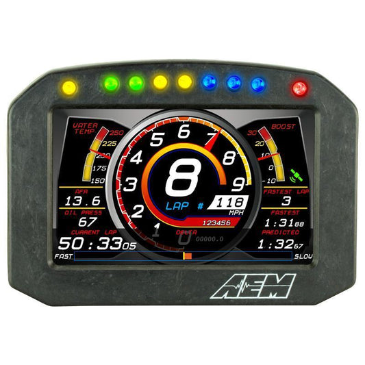 AEM CD-5 Carbon Flat Panel Digital Dash Display (30-560XF)