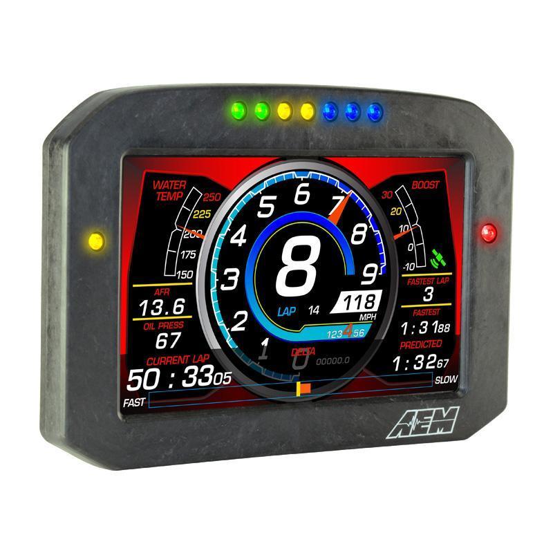 AEM CD-7 Carbon Flat Panel Digital Dash Display (30-570XF)