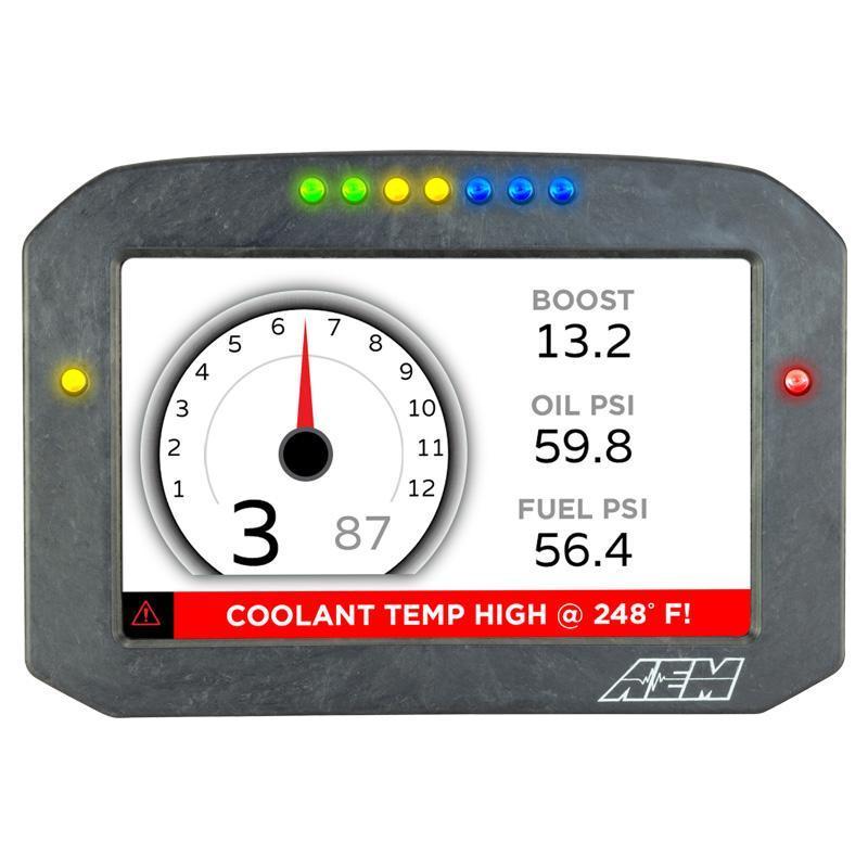 AEM CD-7 Carbon Flat Panel Digital Dash Display (30-570XF)