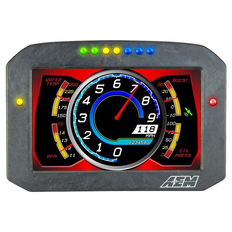 AEM CD-7 Carbon Flat Panel Digital Dash Display (30-570XF)