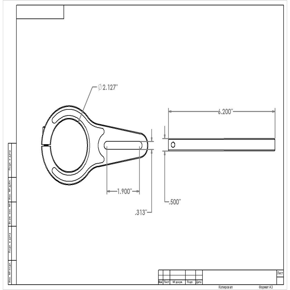 Aeromotive Billet Straight Bracket for Belt Drive Pumps (11704)