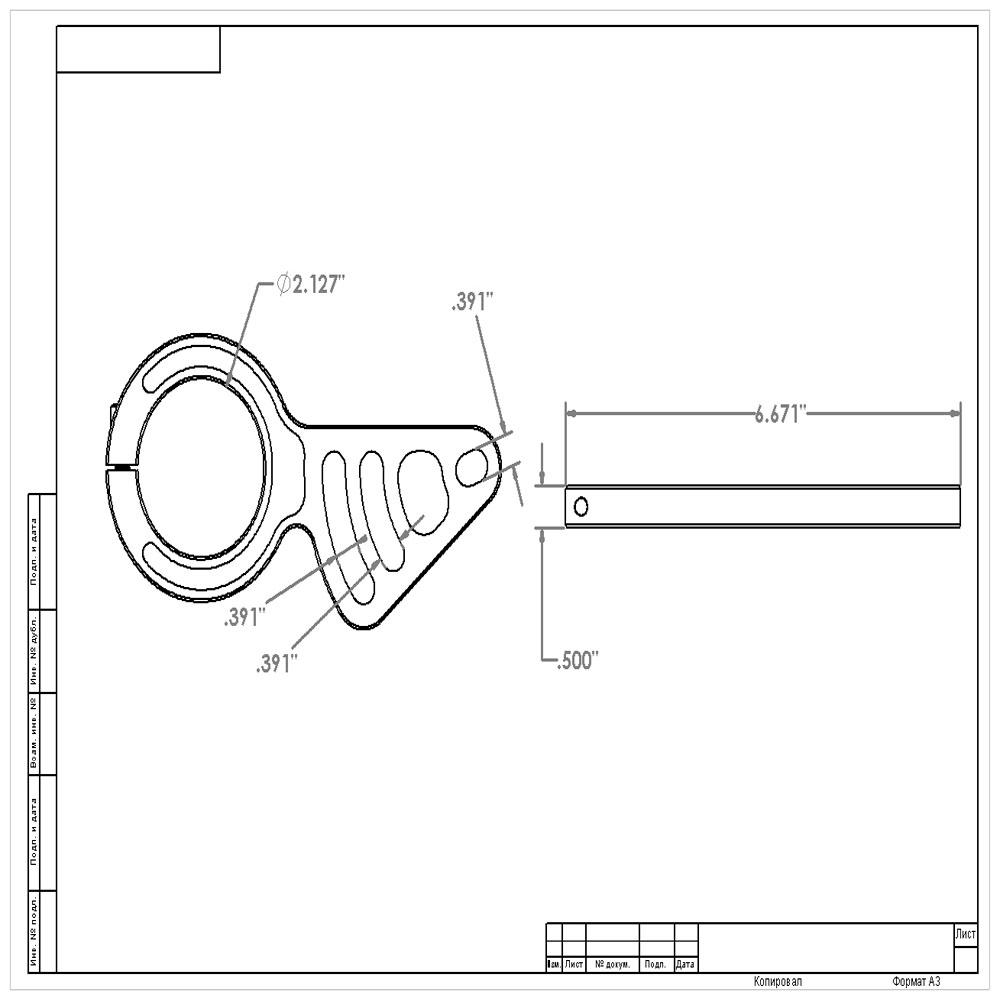 Aeromotive Mounting Bracket 6-Series Belt Pump (11705)