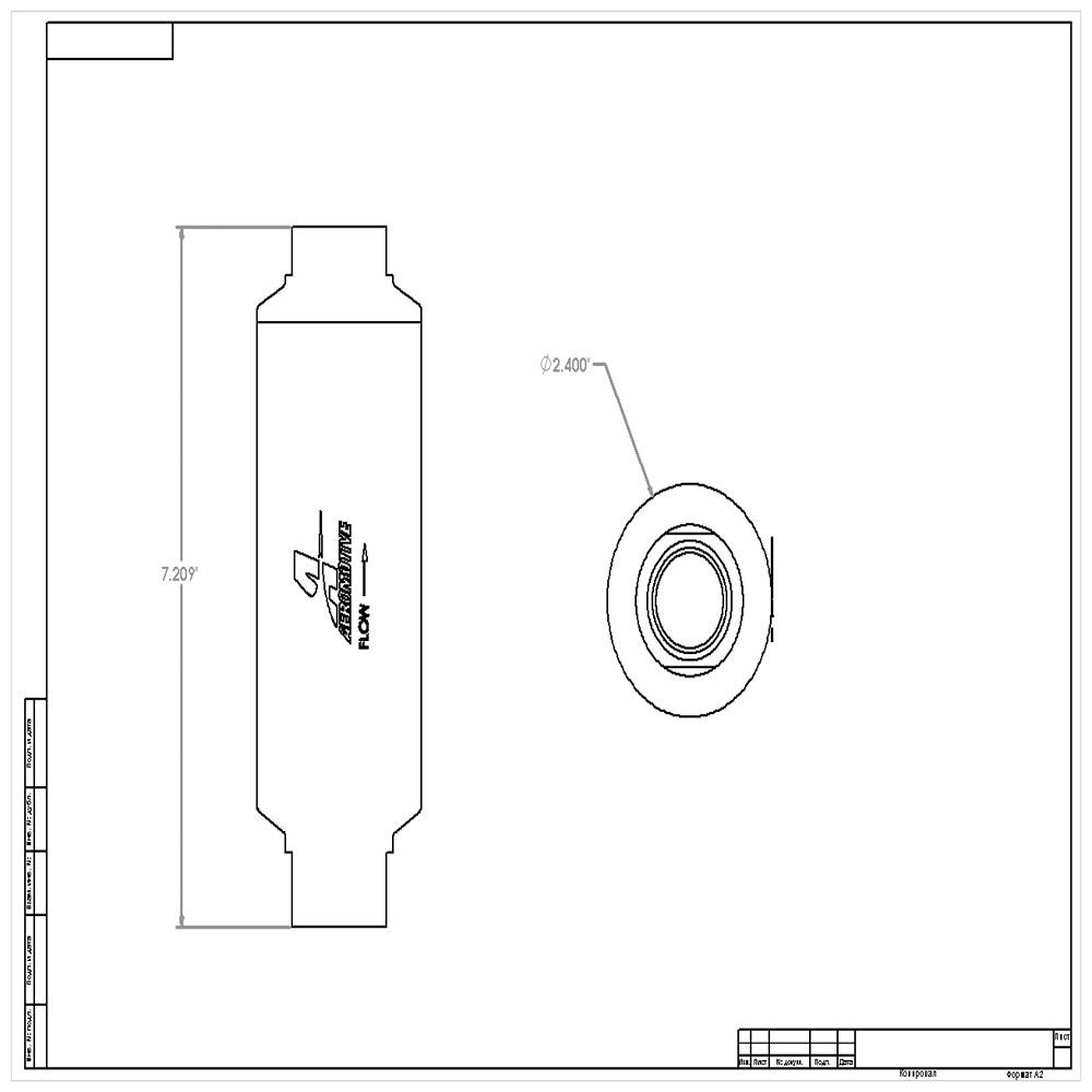 Aeromotive Filter Element - 10 Micron Microglass (12639)