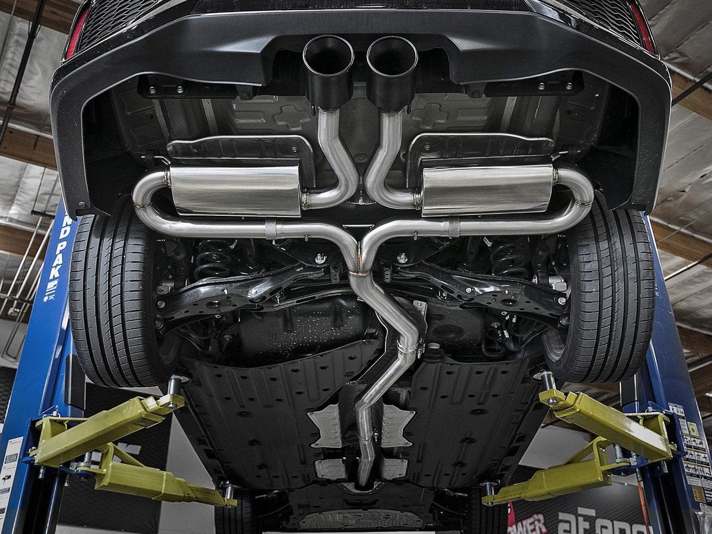 aFe Takeda 3" to 2-1/2" 304SS Cat-Back Exhaust | 2017-2021 Honda Civic Si Sedan (49-36621)