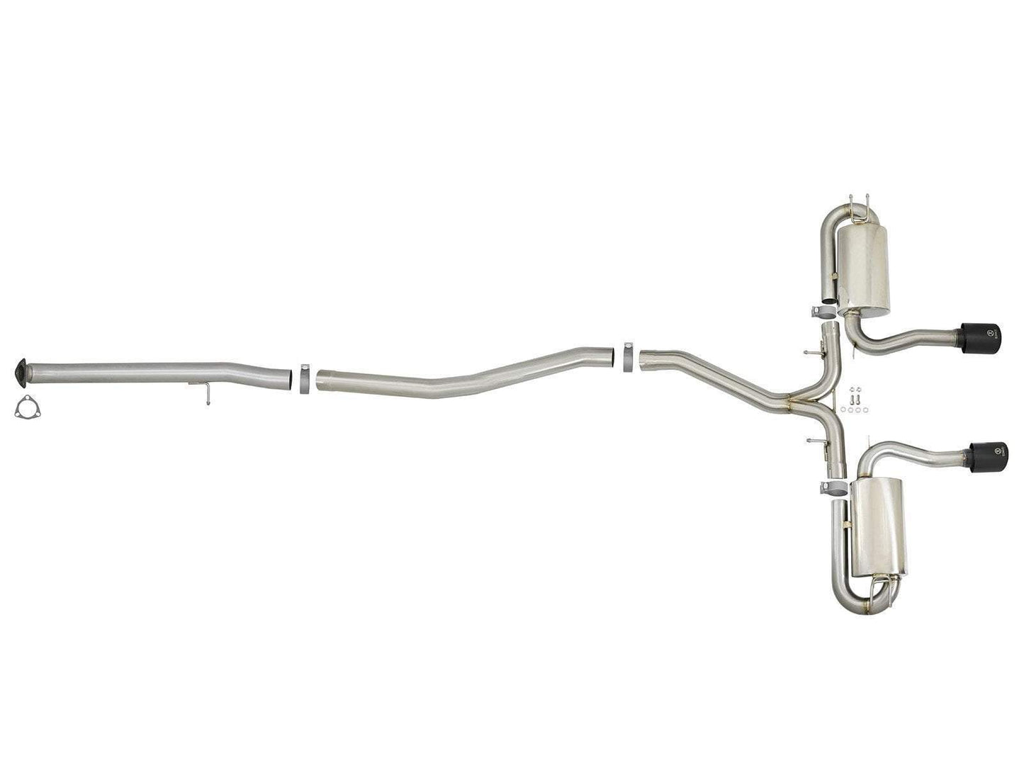 aFe Takeda 3" to 2-1/2" 304SS Cat-Back Exhaust | 2017-2021 Honda Civic Si Sedan (49-36621)