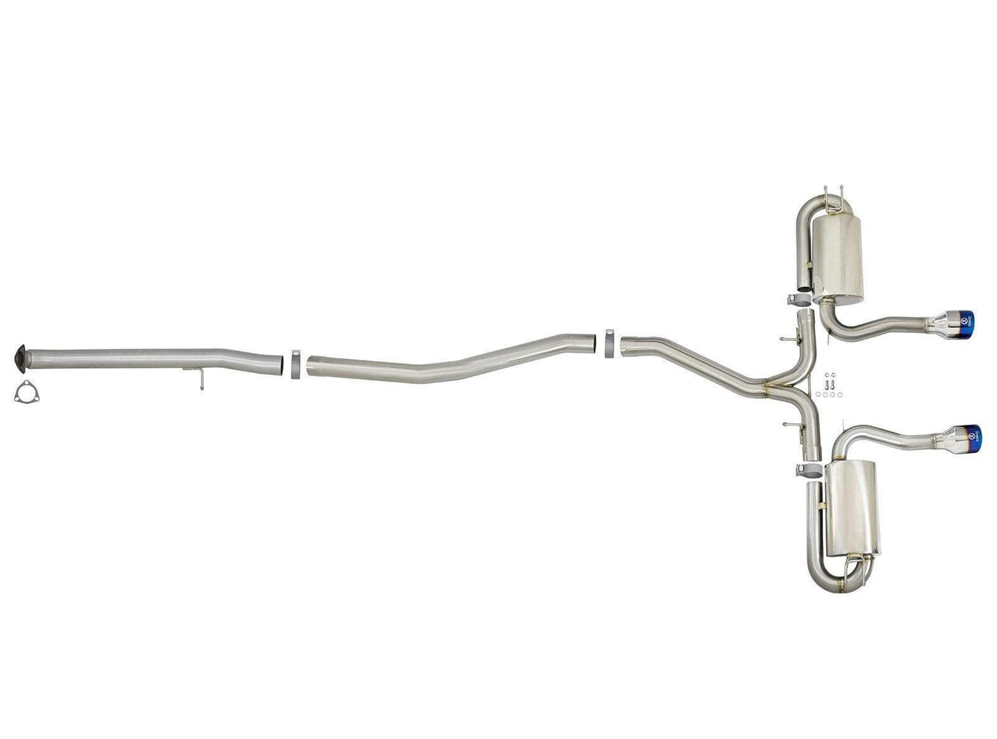 aFe Takeda 3" to 2-1/2" 304SS Cat-Back Exhaust | 2017-2021 Honda Civic Si Sedan (49-36621)