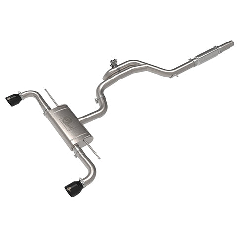 aFe Power Gemini XV 3" to 2.5" Stainless Steel Cat-Back Exhaust | 2022-2023 Volkswagen GTI MK8 (49-36451)
