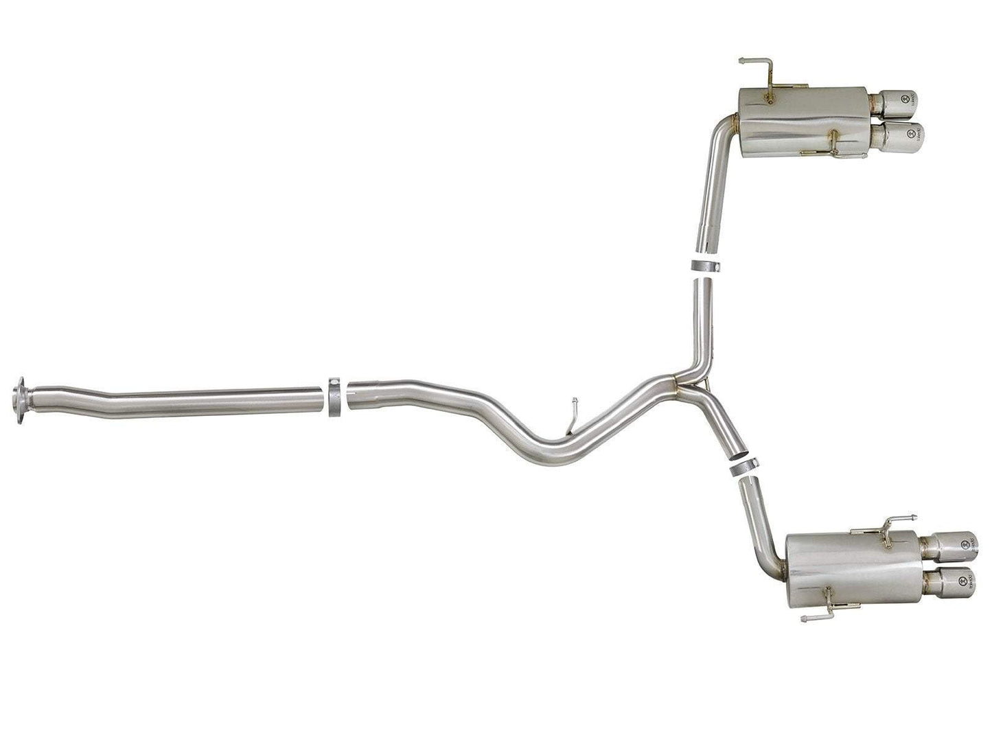 aFe Takeda 3" to 2.25" 304SS Cat-Back Exhaust | 2015-2021 Subaru WRX/STI (49-36801)