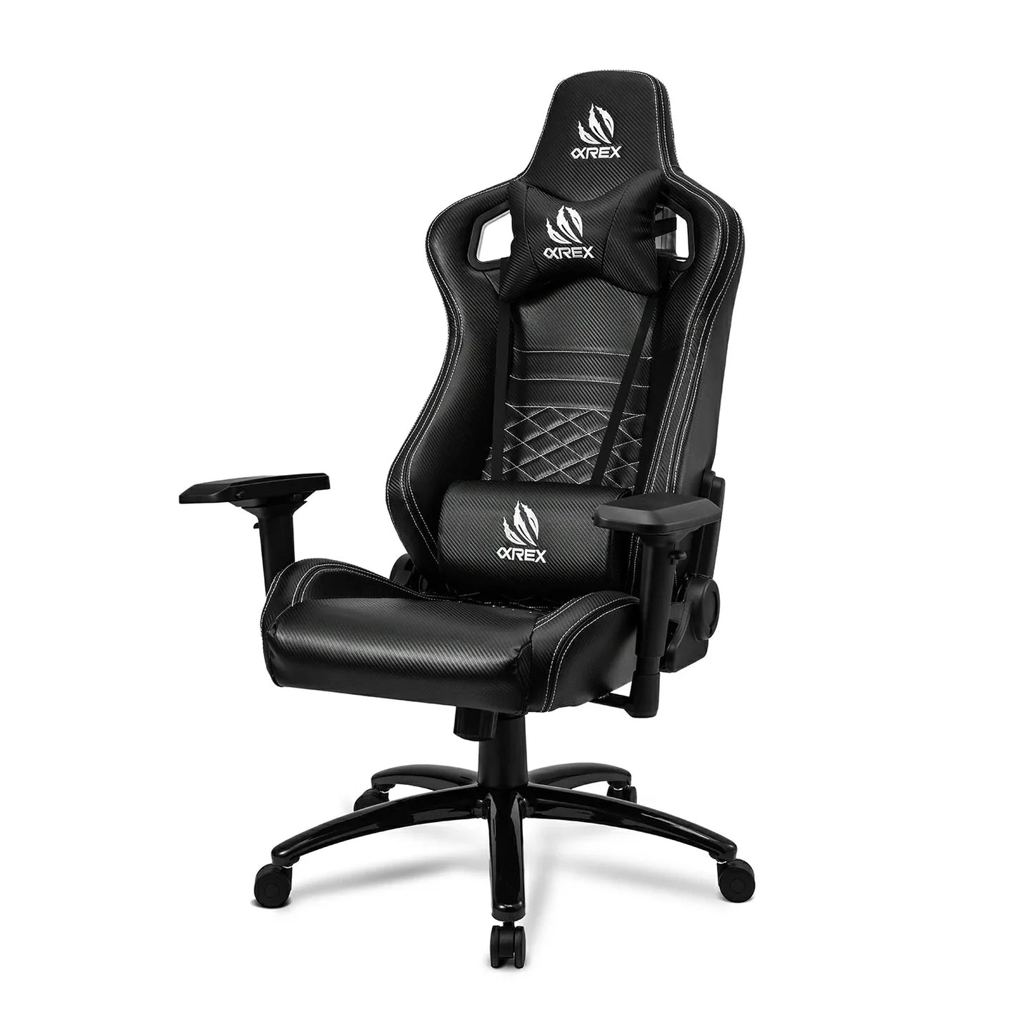 AlphaRex AlphaRex Carbon Fiber Look Racing Style Gaming Reclining Ergonomic Chair