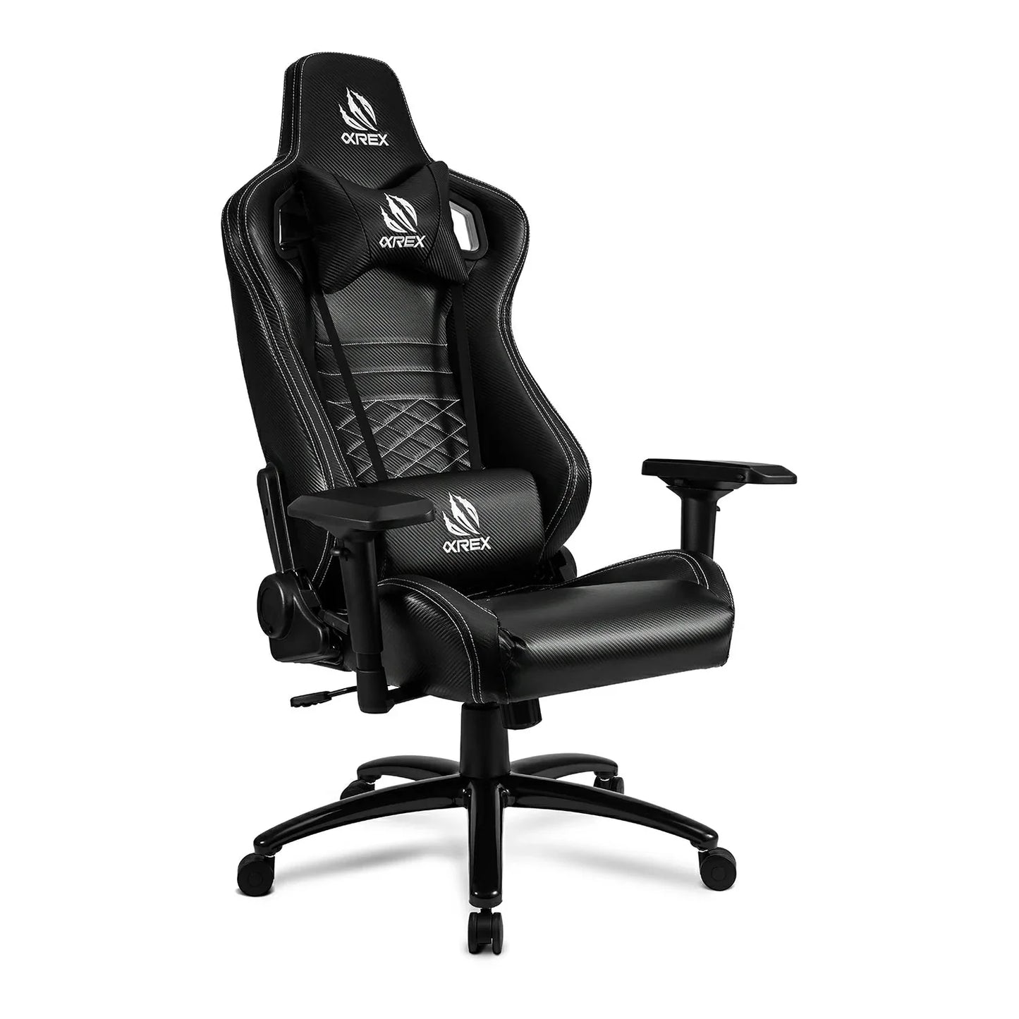 AlphaRex AlphaRex Carbon Fiber Look Racing Style Gaming Reclining Ergonomic Chair