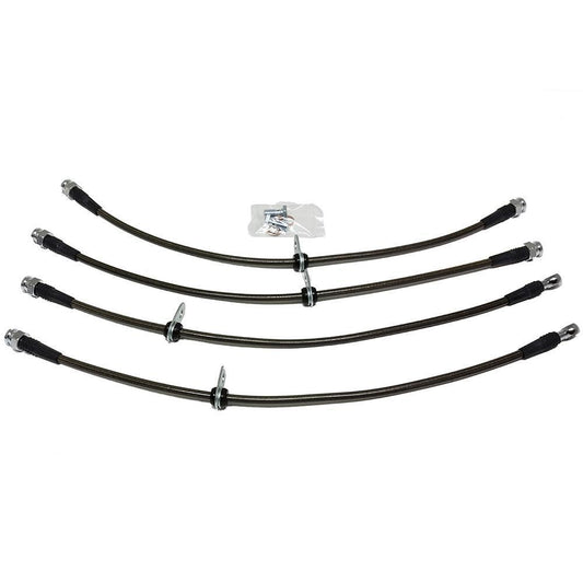 AMS Stainless Steel Brake Line Kit | 2008-2015 Mitsubishi Evo X (AMS.04.01.0004-1)