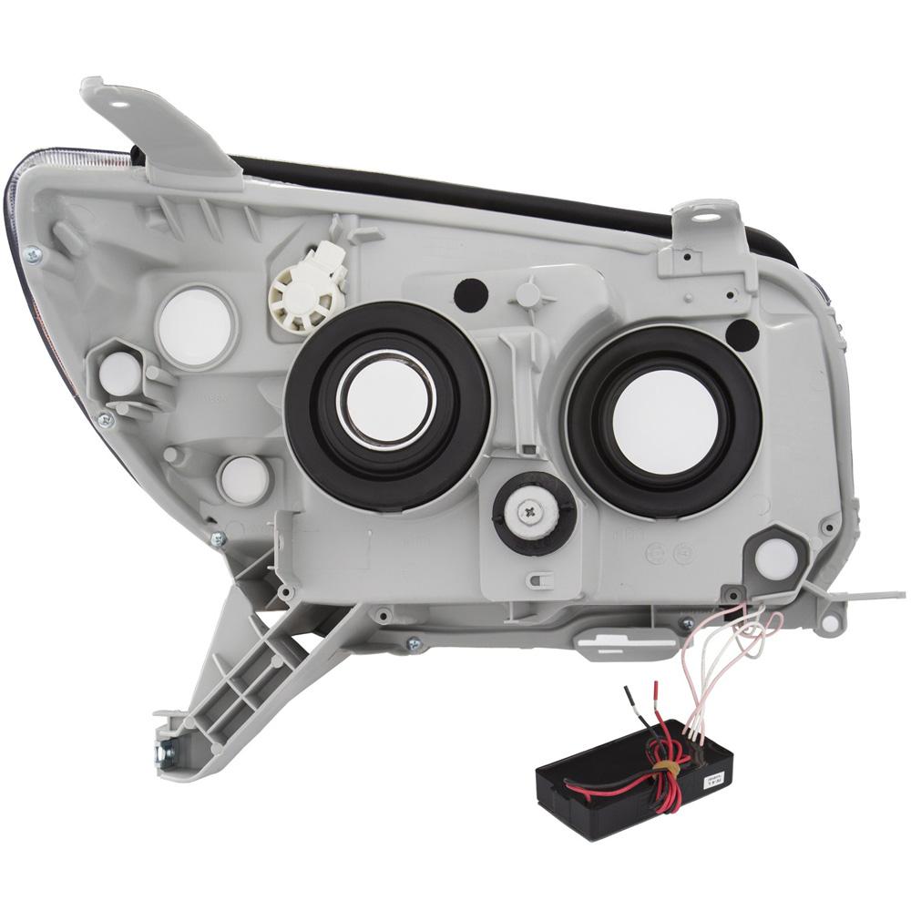 ANZO Projector Headlights - Black w/ CCFL Halo | 2006-2009 Toyota 4Runner (111320)