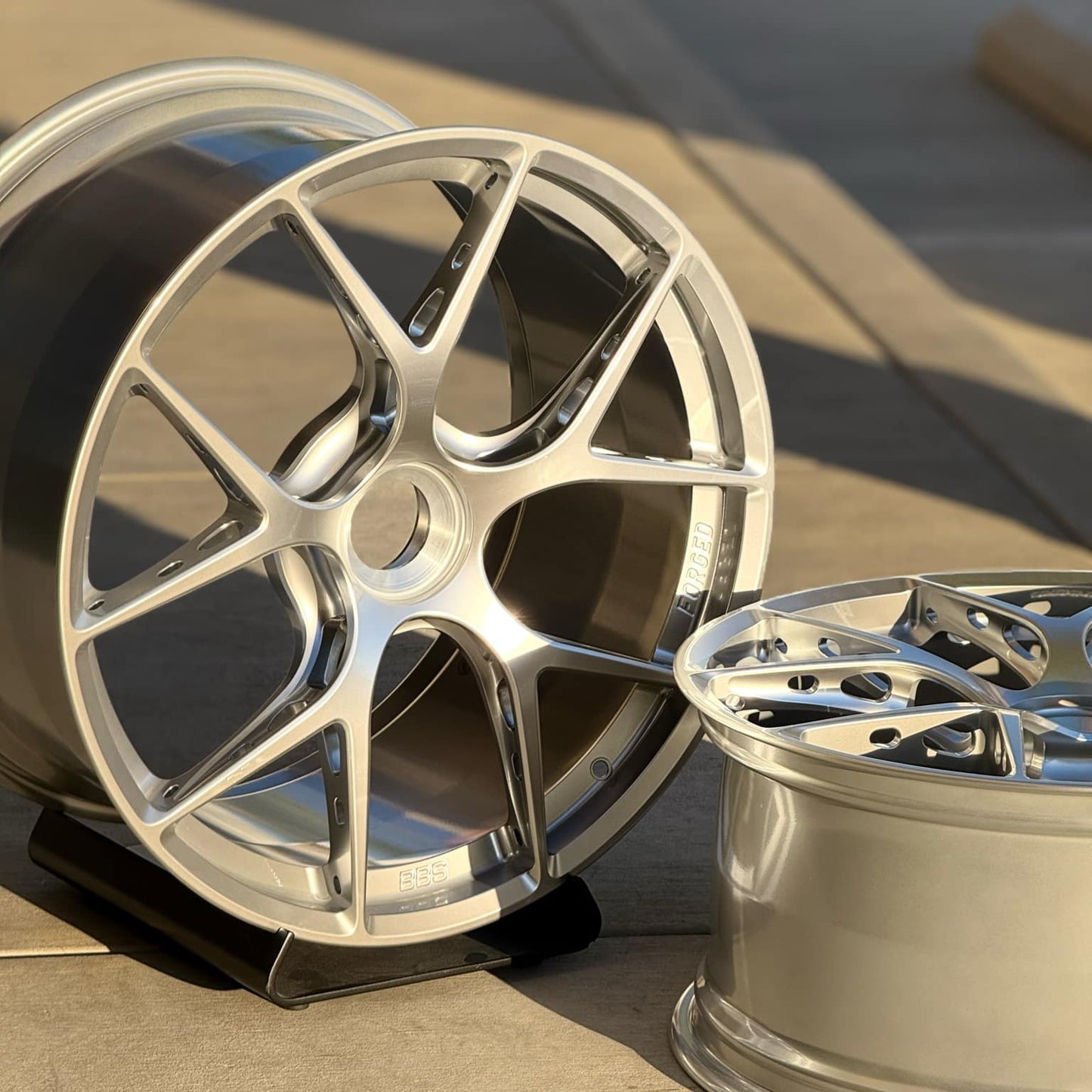 BBS FI-R Evo 20x9.5 +44, 21x12 +70 CL Diamond Silver (SET)