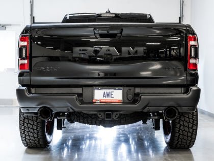 AWE 0FG Catback Exhaust w/ Diamond Black Tips 2021-2024 6.2L RAM TRX