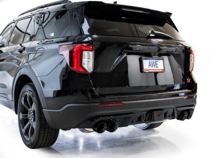 AWE Touring Edition Catback Exhaust w/ Diamond Black Tips 2020-2024 Ford Explorer / 2020-2025 Lincoln Aviator
