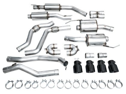 AWE Touring Edition Catback Exhaust w/ Diamond Black Tips 2020-2024 Ford Explorer / 2020-2025 Lincoln Aviator