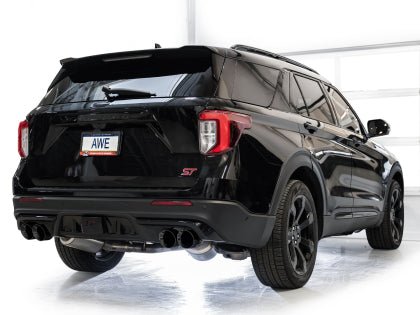 AWE Touring Edition Catback Exhaust w/ Diamond Black Tips 2020-2024 Ford Explorer / 2020-2025 Lincoln Aviator