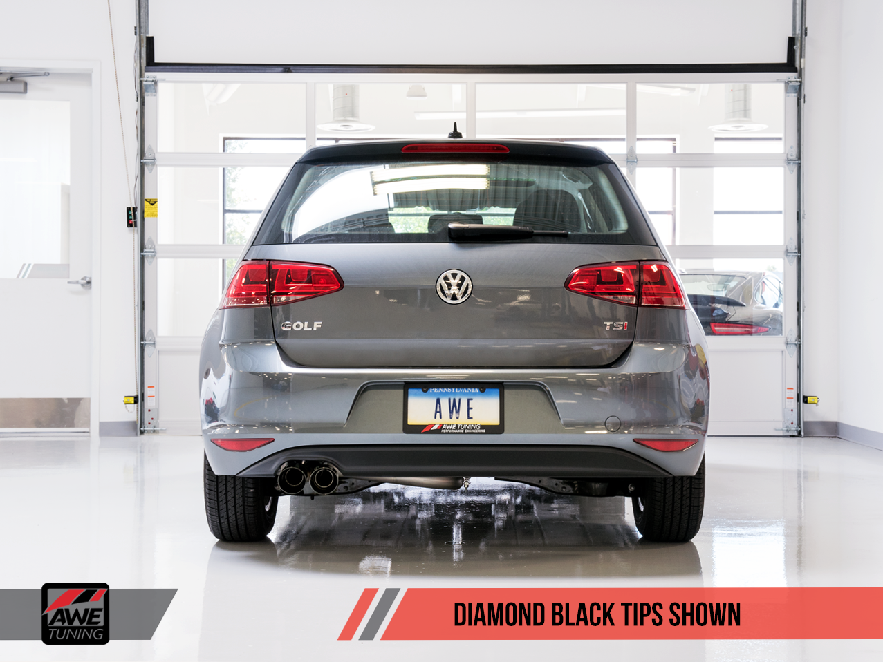 AWE Track Edition Cat-Back Exhaust | 2015-2017 VW Golf Mk7 1.8T (3020-22020)