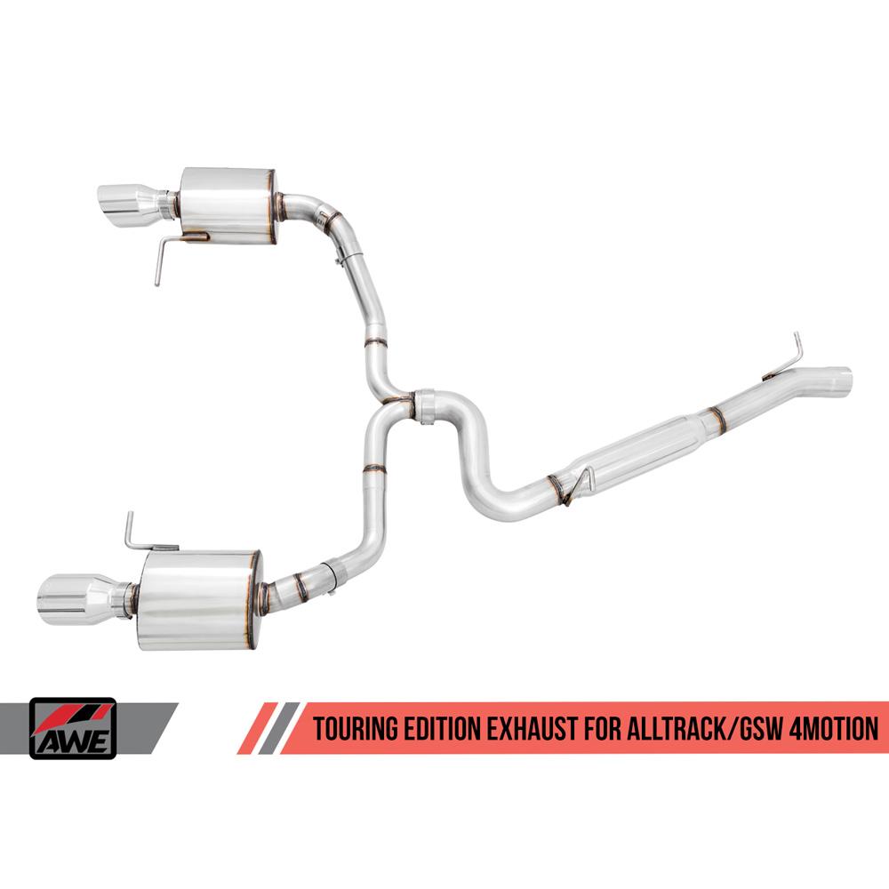AWE Touring Cat-Back Exhaust | 2015-2017 Volkswagen Alltrack MK7 / MK7.5 1.8L Turbo (3015-33098)