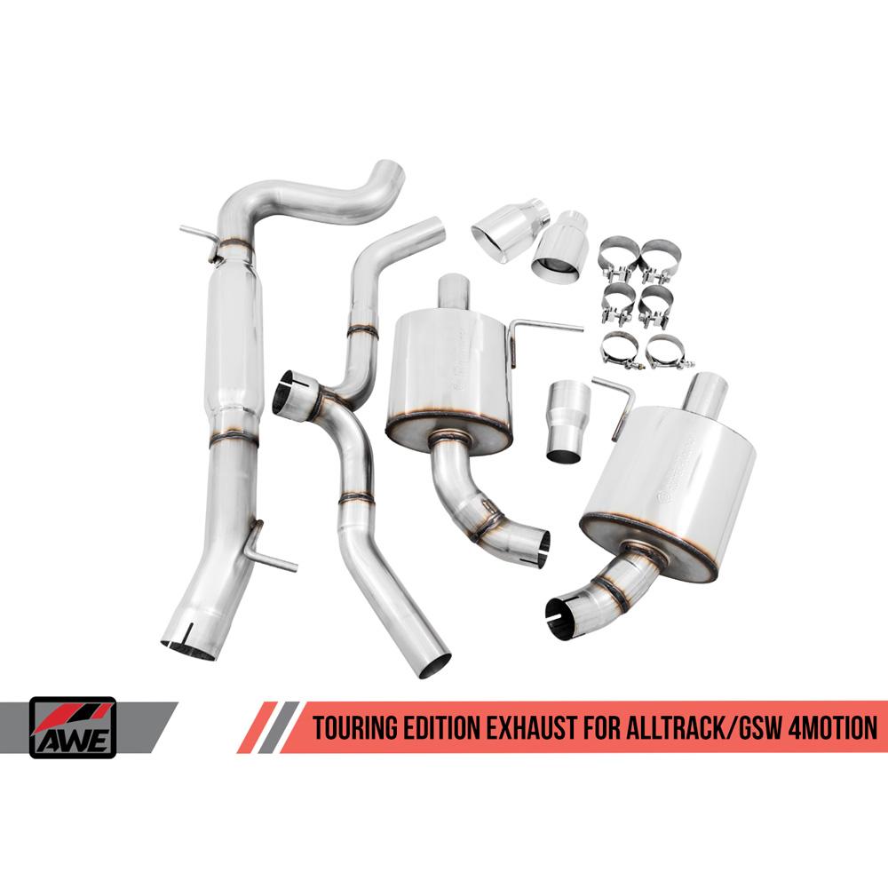 AWE Touring Cat-Back Exhaust | 2015-2017 Volkswagen Alltrack MK7 / MK7.5 1.8L Turbo (3015-33098)